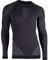 UYN Herren Man Fusyon Uw Lg_sl. Herren Shirts, Caviar/Beige/Bordeaux, L-XL EU