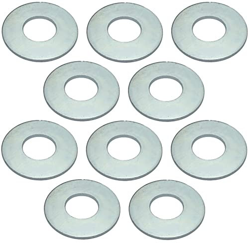AERZETIX - C49701 - Juego de 10 arandelas de carrocería planas anchas - M10 Ø10.5x25x1.5mm - en acero galvanizado
