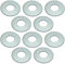 AERZETIX - C49701 - Juego de 10 arandelas de carrocería planas anchas - M10 Ø10.5x25x1.5mm - en acero galvanizado