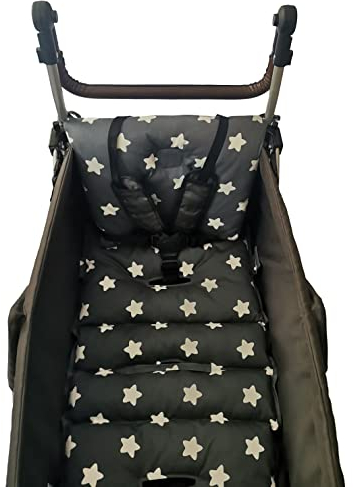 Bollermatz Bollerwagenmatte - passend für Elvent Family Star (FamilyStar) und Zertifiziert nach Öko-Tex Standard 100 (Babystandard) (Sitzkissen, Einlage, Matte für Bollerwagen)