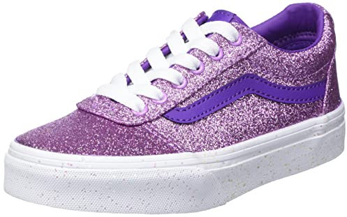 Vans Ward Seasonal, Scarpe Da Ginnastica Bambine e ragazze, Glitter Sidewall Purple, 34 EU