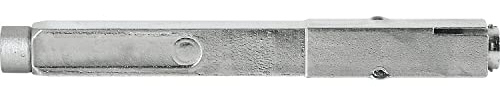 GRUNDMANN 11047 Sicherheits-Wechselstift Spreizstift, VK 8/8,5 mm abgesetzt, Stahl vernickelt Geos 248, Silber