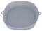 XIANXIAN Air Fryer Pot en silicone réutilisable Air Fryer Basket en silicone antiadhésif friteuse à air chaud Accessoires de four Plateau rond pour four, moule à gâteau micro-ondes, gris