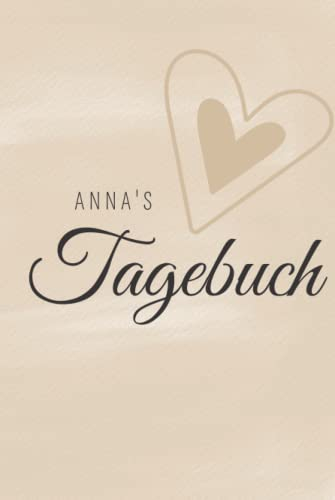 Anna's Tagebuch mit Grau-Rosa: Ein Ort für deine Erlebnisse