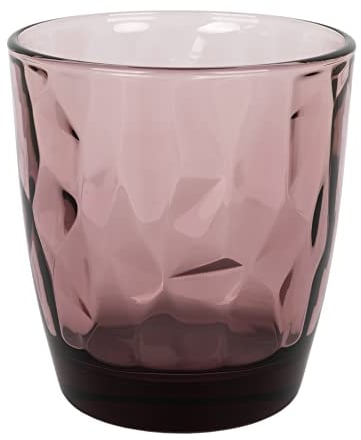 Cofan Lot de verres à eau | Modèle Jade | Contenance : 30,5 cl | Couleur : pourpre | Disponibles en packs de 6 unités