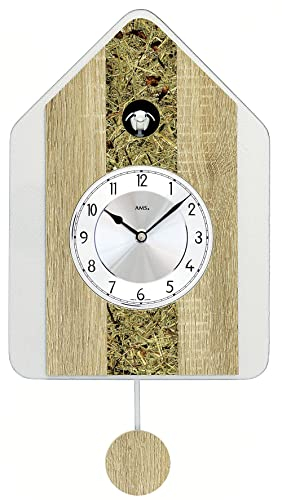 AMS 7498 Wanduhr Pendeluhren Design