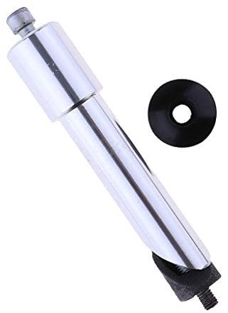 MISETA Mountainbike Quill Lenker Vorbau Adapter Erhöhung 22,2/25,4 mm-28,6 mm (Farbe: Silber, Größe: 22,2 mm)