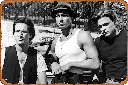 HTINSIGN Blood in Blood Out:Bound by Honor Filmposter Retro Metallschild für Bar Man Cave Office Home Wall Decor Vintage Blechschild Geschenk 30,5 x 20,3 cm