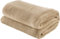 Erwin Müller Teddy-Fleece-Wohndecke Salerno, Fleece-Decke, Kuscheldecke beige Größe 150x200 cm - flauschig weich, pflegeleicht