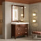 Kiamami Valentina Mobile bagno a terra 115cm arte povera 2 cassetti Toscana