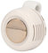 Uadme Mini-Ventilator, MF019 USB Wiederaufladbarer Tragbarer Ventilator, Leiser Kleiner Wirbelwind-Ventilator Für Strand, Pool, Camping, Wandern, Reisen(MF019Weiß)