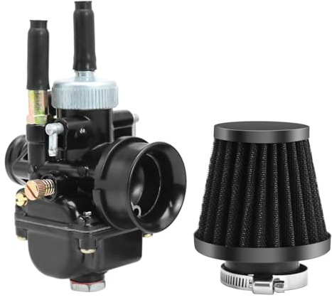 Carburatore da gara PHBG 17mm 19mm 21mm nero con filtro dell'aria per PHBG 50cc 90cc BWS100 per Puch Yamaha Zuma (21mm)