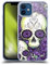 Head Case Designs Violett Blühende Totenköpfe Softgelhülle Kompatibel Mit Apple iPhone 12 / iPhone 12 Pro Und Kompatibel Mit Magsafe Zubehör