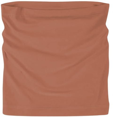 Hoppediz Baby Bonding Top für Geburt, Sectio und Wochenbett, Bio-Qualität, kupfer L