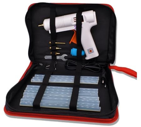KAKAK Crafting Melting Glue Gun, Hot Melt Glue Gun Thermostat 150w Replaceable Nozzle Industrial Glue Gun DIY Process Repair Kit Ues 11mm Glue Stick for DIY Arts Quick Home Repairs