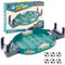 COEKI Interaktives Tischfußballspiel Mini Tischkicker mit 6 Fußbälle Tischfussball Kinder Desktop Spielzeug Tisch Fußball Kit Spieler Party Tischkicker Fußball Geschenke für Kinder und Erwachsene