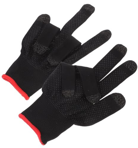 AUTSUPPL Anti-sweat Game Gloves Touch Screen Finger Protectors Breathable Material for Long-lasting Comfort