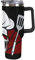 40 Oz Skull Knife Chef Hat 1 Car Cup Tumbler con manico, 2 in 1 cannuccia e coperchio per sorseggiare, a prova di perdite, grande capacità, in acciaio inossidabile, tazza da viaggio per caffè, si adat