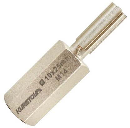 Carbide Brick Mortar Grout Cutter - KURSTOL Mortar Raking Bit 10mm x 25mm with M14 Thread for Mortar Masonry Brick Removal