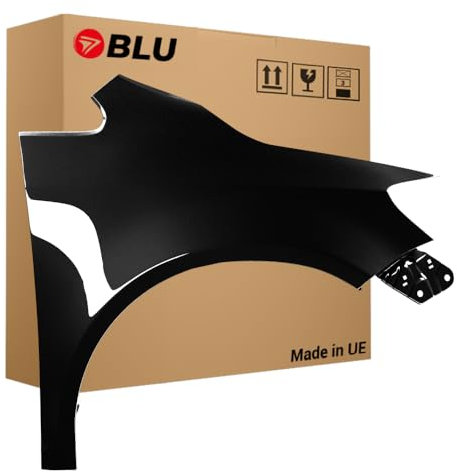 BLU Kotflügel Passend für Volkswagen Golf V+ / Golf 5 PLUS LC9Z Rechts Schwarz | 2005-2009 | Vorderseite Vorne | Lackiert | Einbaufertig