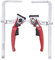 Zwinge, 2 Stück Hebelzwinge Tischzwinge Durchmesser 200 mm Tiefe 60 mm Spannkraft 220 kg Schnellspanner zum Schleifen Trennen