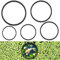 5 Pcs Aquarium Floating Plant Corral Fish Feeding Rings Fish Tank Aquarium Accessories for Keeping Floating Plants in Place(5 Sizes, Black)