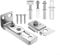 Komplette Bifold Door Repair Solution with 2 Piece Hardware Kit for Home Renovation Projects