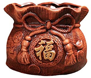 SLSKO Pot à bonsaï, Pot de Fleurs créatif et personnalisé en céramique, Style rétro et Classique for l'intérieur