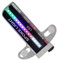 Asukohu Wasserdichtes Fahrradlicht, 32 Muster, Fahrradreifenlicht, LED-Licht, Speichenlicht, Warnlampe für Nachtfahrten, bunte Warnlampe