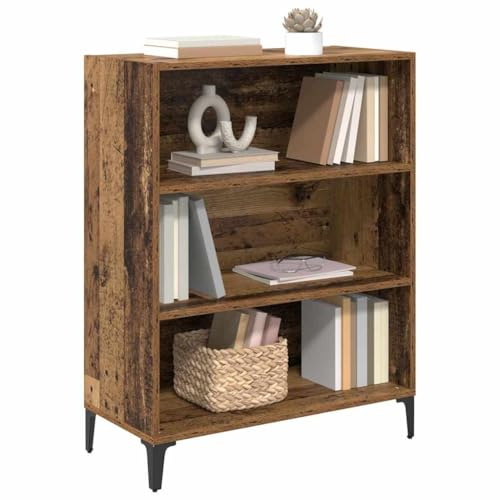 vidaXL Sideboard Old wood 32.5 x 69.5 x 90 cm Engineered wood, Elegant Living Room Storage, Rectangular Wooden Sideboard, Modern Cabinet, Functional Furniture for Home Decor Organization