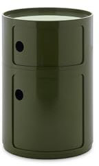 Kartell Componibili Big, Container 2-fächer, Durchmesser 42 cm, Grün
