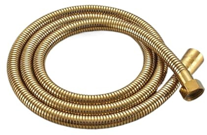 Ersatz-Duschschlauch, Handbrauseschlauch, 150 cm, mehrfarbig(Gold)