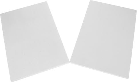 HYTROVE Ceramic Fiber Heat Insulation Pads 2Pcs 10Mm Thick 200X300Mm Fire Resistant Boards for Stove Boiler and Kiln Applications