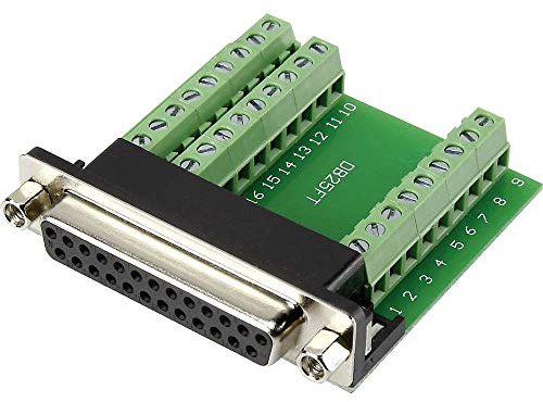 TRU Components DSUB25F-27TB-3 1282791 D-SUB Buchse 90 ° Polzahl: 25 Schrauben 1 St.