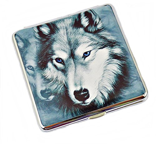 Zigarettenetui Etui für Zigaretten aus Metall Verschiedene Motive (Motiv 4)