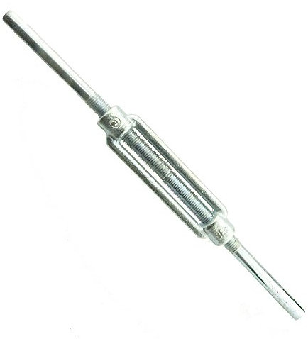 Spannschloss DIN 1480 mit 2 Anschweißenden Stahl galv. verzinkt ÜZ SP-AE M 20-1 Stk