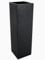 VIVANNO Pflanzkübel Blumenkübel Übertopf Säule Fiberglas Anthrazit Block 100x30x30