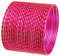 Touchstone 2 docenas de brazaletes de la colección de aleación de Metal Bonitas Joyas brazaletes Especiales para Mujer 2.75 Conjunto de 2 Fucsia