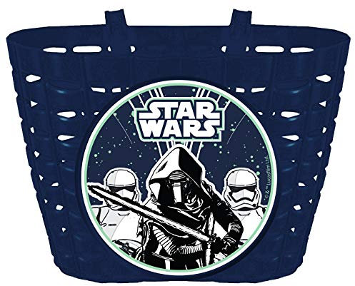 Disney Jungen Star Wars Fahrradkorb, Mehrfarbig, Maße B/T/H: ca. 20 x 14 x 14cm