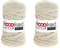 Hoooked Ribbon XL 2 Knäuel Wolle ecru sand (RXL 33)