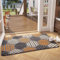 Color G Dirt Trapper Door Mat Indoor, Front Door Mat Inside Machine Washable, Super Absorbent, Non-slip Floor Mat for Entrance, Shoes and Muddy Paws- 80 x 120 cm, Grey
