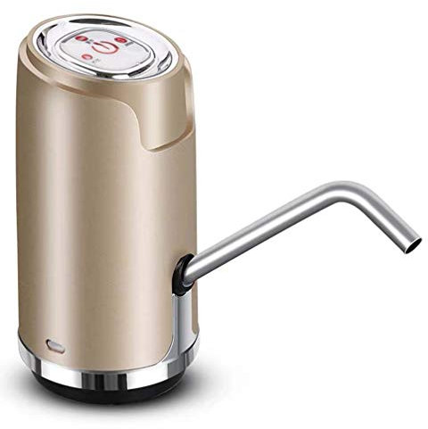 ZKHD Pompe D'aspiration d'eau De Seau Électrique Intelligente, Pompe À Eau De Pompage Automatique De l'eau Domestique,d'or