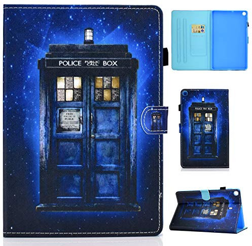 L&Btech Custodia Galaxy Tab A7 10.4'' 2020 Cover, Custodia in PU Pelle a Portafoglio SM-T500 /505/507 Flip Case con Supporto e Auto Sleep/Wake per Samsung Tab A7 10.4 Pollice - Starlight Court