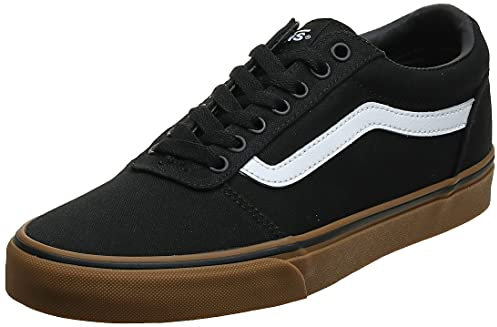 Vans Herren Ward Sneaker, Schwarz Weiß 42.5 EU