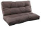 GERSO Palettenkissen 120 x 60 Sitzkissen und Rückenlehne 50cm Palettensofa Polster Set BRAUN