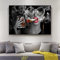 SXKJ Modernes Rauchendes Mädchen mit Weinglas Leinwand Malerei Frau Poster und Drucke Pop Wandkunst Bilder für Wohnzimmer Bar Dekor 70x100cm Rahmenlos