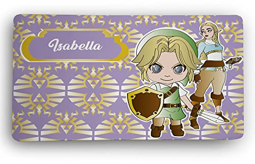 Grand Tapis de Souris. Tapis Souris Personnalisable. Tapis XXL. Tapis Gamer. 600 * 350 * 2mm. Base en Caoutchouc Antidérapant. Mouse Pad. Zelda