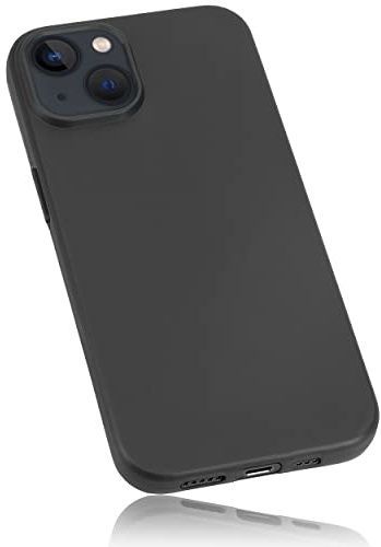 mumbi Hülle kompatibel mit iPhone 14 Case Schutzhülle Tasche, schwarz