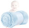HUIEYE Kuscheldecke Flauschig,Babydecke, Flanell Kleinkind Warme PlüSch Super Weich Und Bequeme Kinderwagen Decke Flanelldecke Als Sofadecke Wohndecke BüRodecke Oder Tagesdecke 70 * 100cm(hellblau)