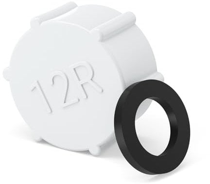 GRONGU Ablaufventilkappe Kompatibel mit Intex Pools 11456 Sandfilter-Ablaufkappe mit O-Ring für Aufstellpool, Ablaufstopfenkappe für Sandfilterpumpen und Kombi-Ersatzteile Zubehör
